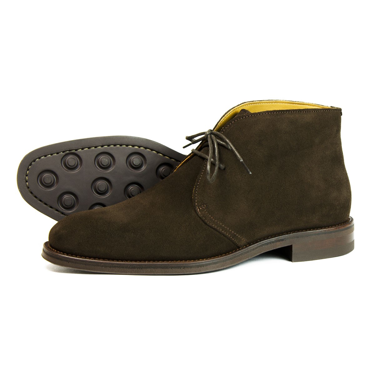 mens brown suede desert boots