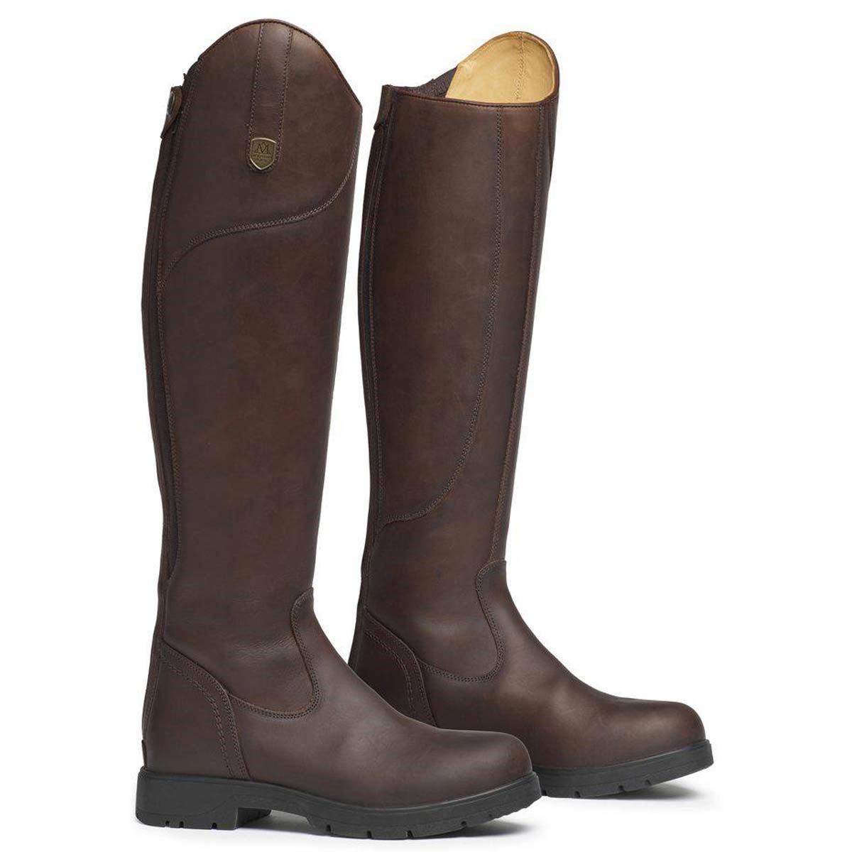 mountain horse long leather boots
