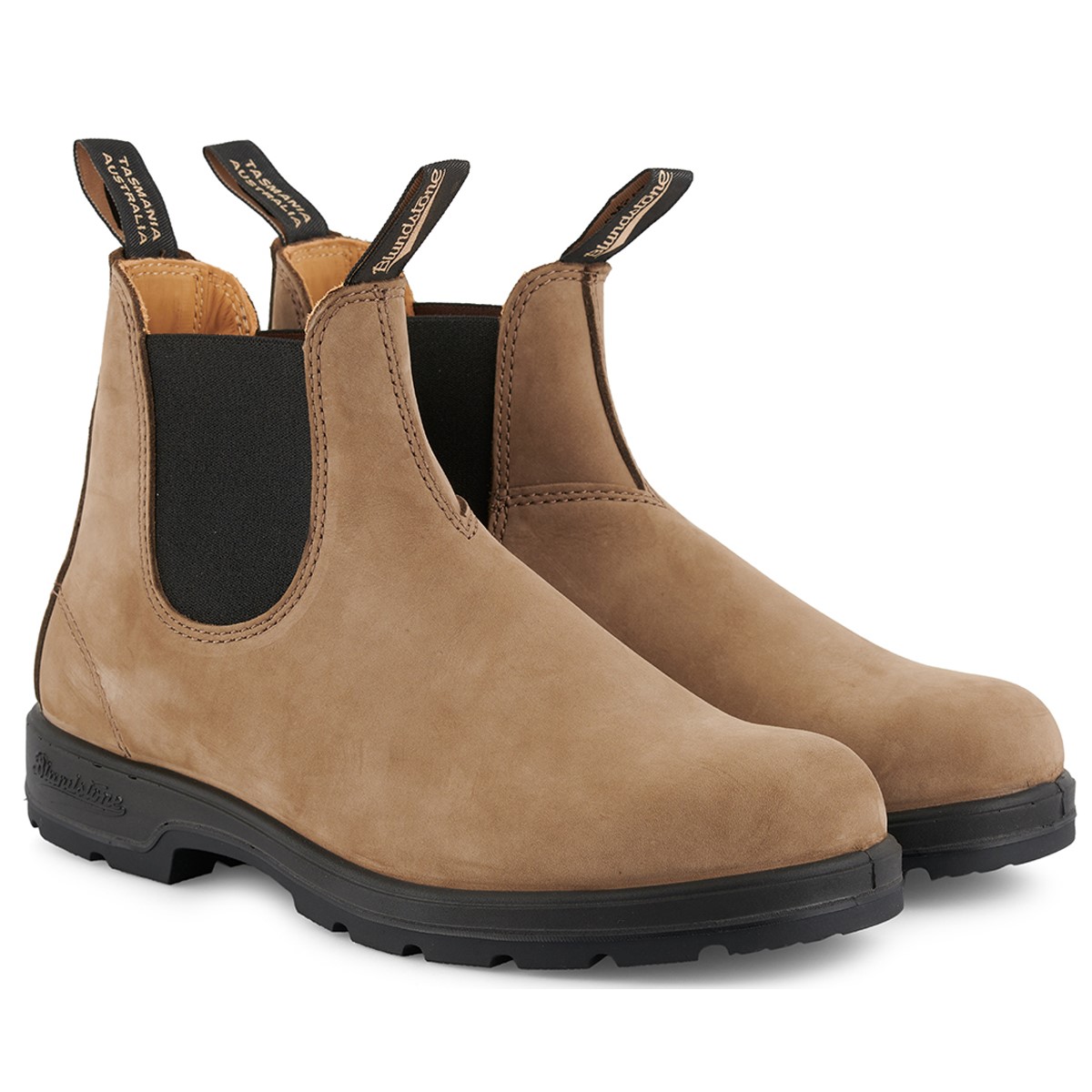 BLUNDSTONE 1941 STONE NUBUCK LEATHER LINED ALL WEATHER CHELSEA BOOT